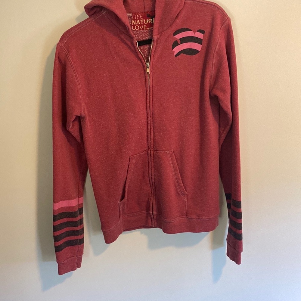 Vintage Red Free City hoodie
